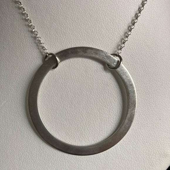 925 SS Necklace & Earrings 17” + 2” drop - Picture 5 of 5